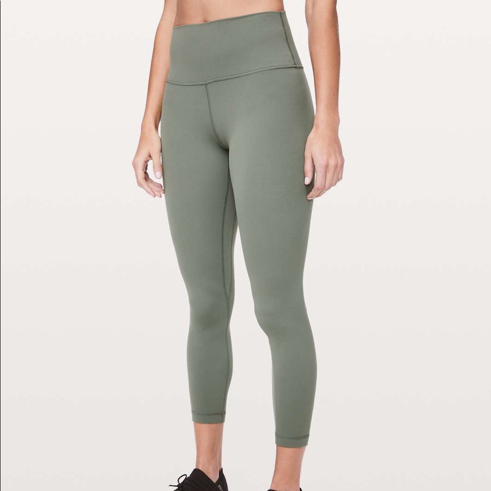 Lululemon Sage Green Align Crop 23”